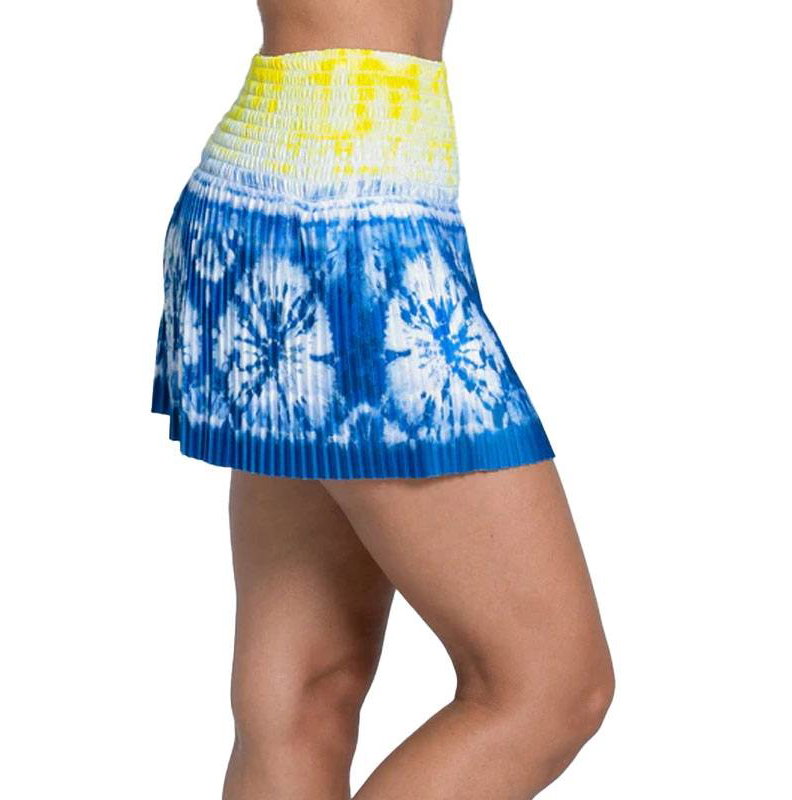 Lucky In Love Shibori 14" Wave Women's Skirt