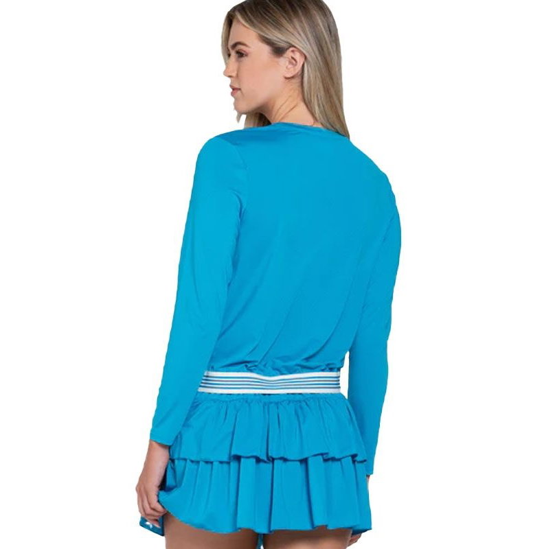 Lucky In Love Baseline Throw Over Women's Top