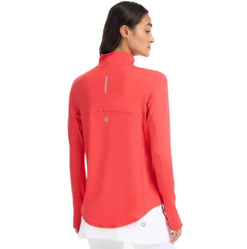 Bloq Uv Relaxed Mock Zip Women's Tennis Top