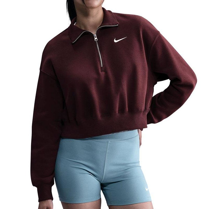 Nike 1/4 Zip Cropped Women's Sweatshirt