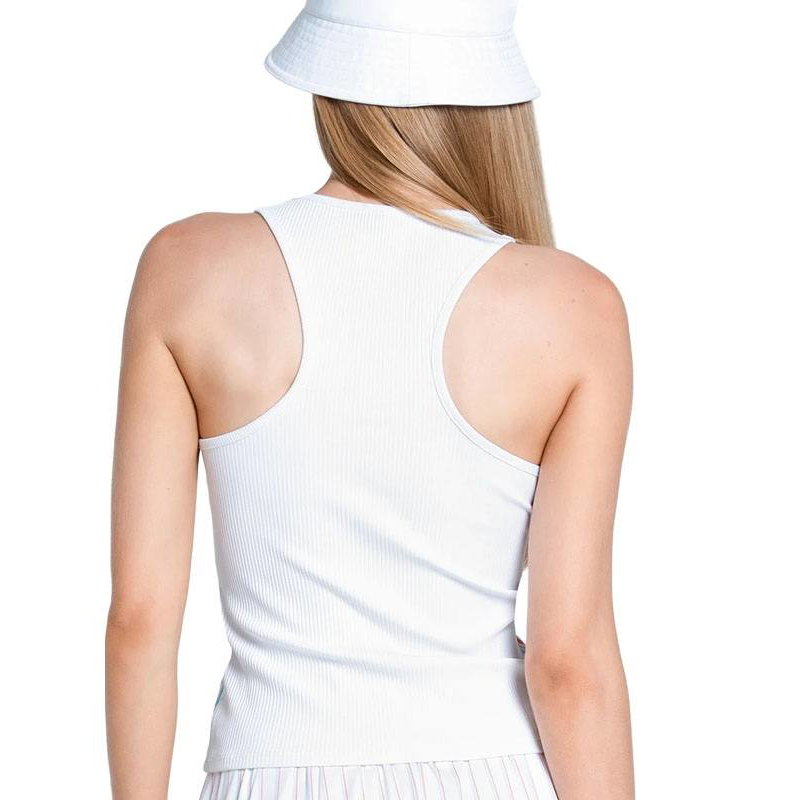 Lucky In Love Revival Rib Women's Tennis Tank