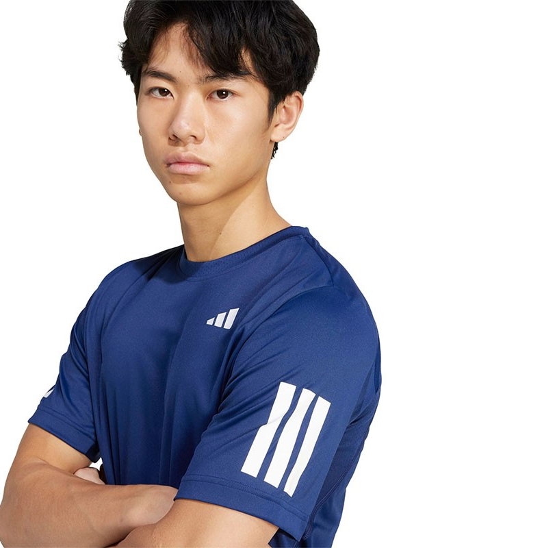 adidas Club 3-Stripe Men's Tennis Tee