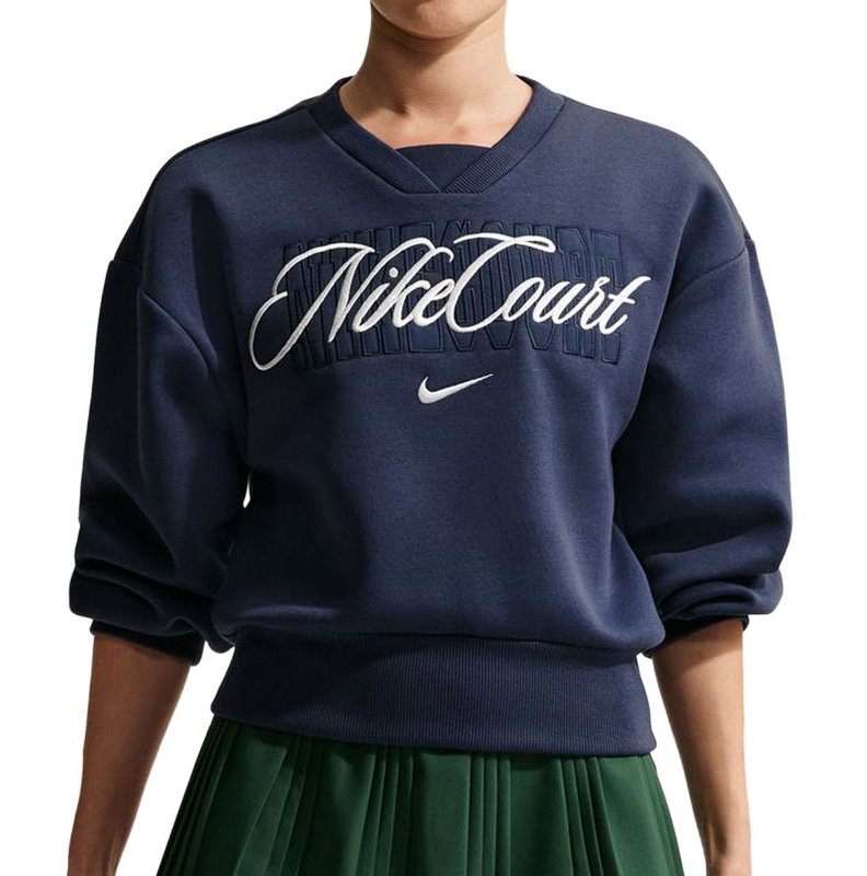Nike Heritage Cropped Fleece Women's Tennis Top