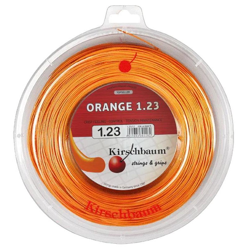 Kirschbaum Super Smash Orange 1.23 Tennis String Reel