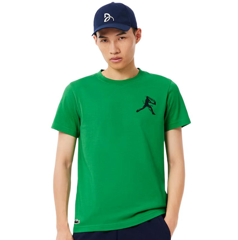 Lacoste Novak Fan Capsule Kit Men's Tennis Tee And Cap