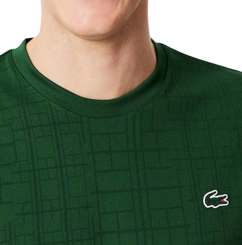 Lacoste Novak Ultra Dry Fan Men's Tennis Crew