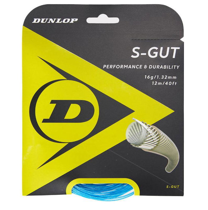 Dunlop Synthetic Gut 16 Tennis String Set - Blue