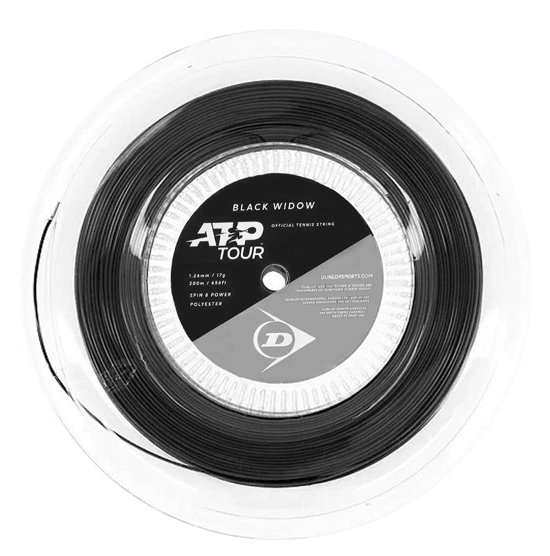 Dunlop Black Widow 17 Tennis String Reel