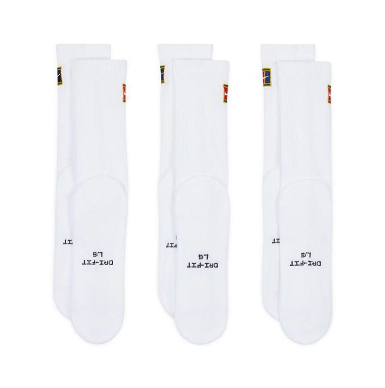 Nike Everyday Elevated 3 Pairs Crew Tennis Socks