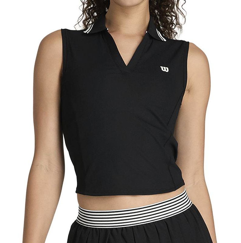 Wilson Rib Sleevless Women's Tennis Polo