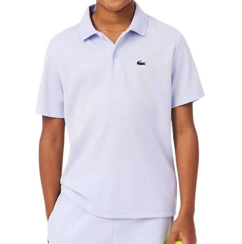 Lacoste Ultra Dry Sport Silicon Croc Boys' Tennis Polo