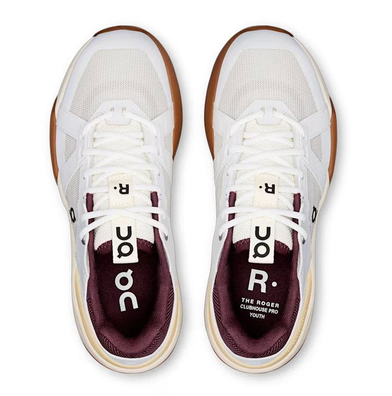 On THE  ROGER Clubhouse Pro Junior Tennis Shoe