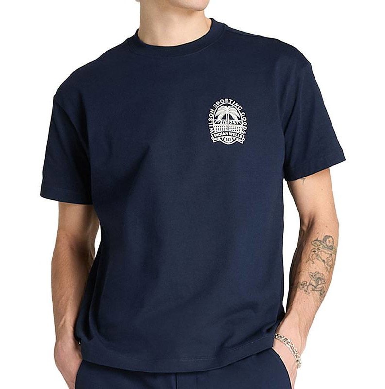 Wilson Classic Cotton Graphic Men's Tennis Tee