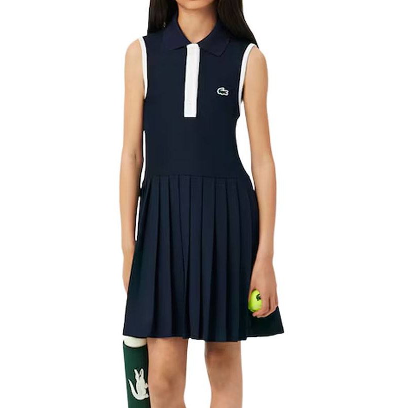 Lacoste Heritage Pique Girls' Tennis Dress