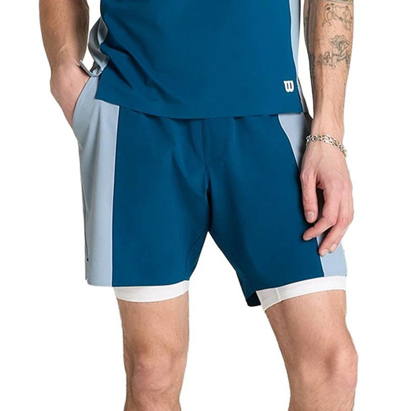 Wilson Tournament 7" Colorblock Men's Tennis Short