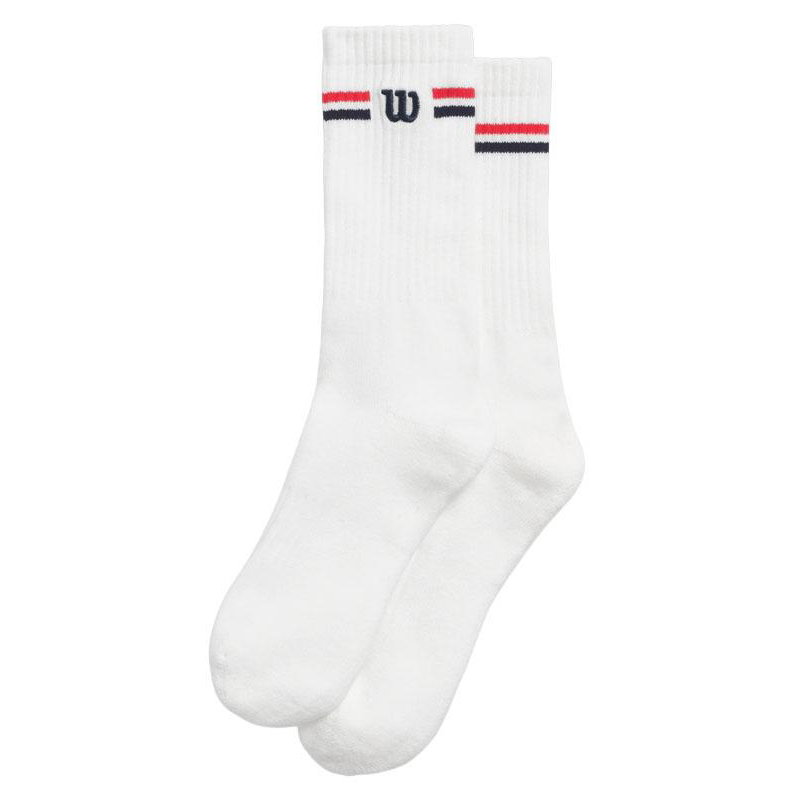 Wilson Logo Crew Tennis Socks