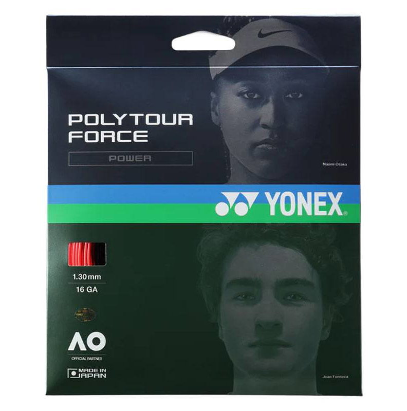 Yonex Poly Tour Force 1.30 Tennis String Set - Red