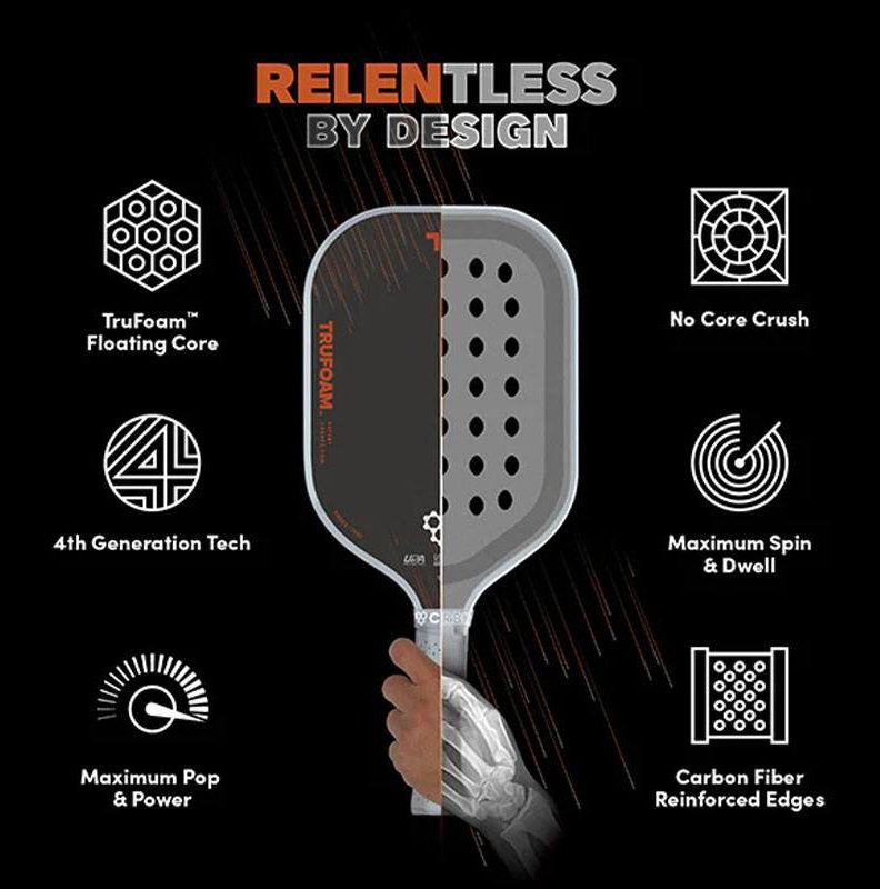 CRBN Trufoam Barrage 3 Pickleball Paddle