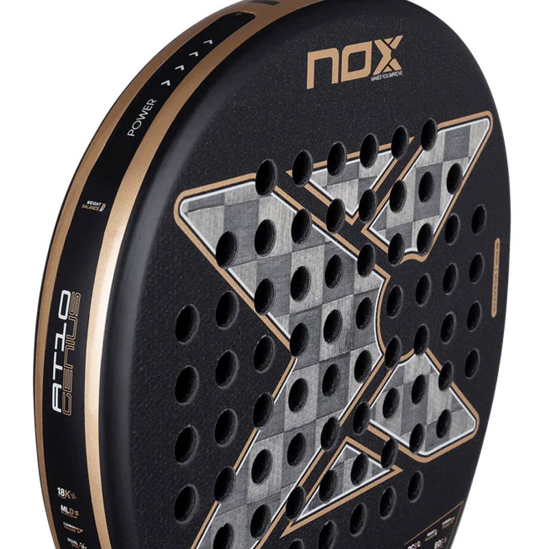 Nox AT10 Genius 18K Alum By Agustin Tapia Padel Racquet