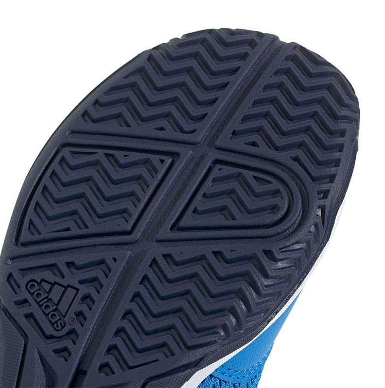 Adidas Courtflash Hook-and-Loop Junior Tennis Shoe