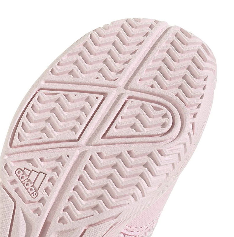 Adidas Courtflash Hook-and-Loop Junior Tennis Shoe