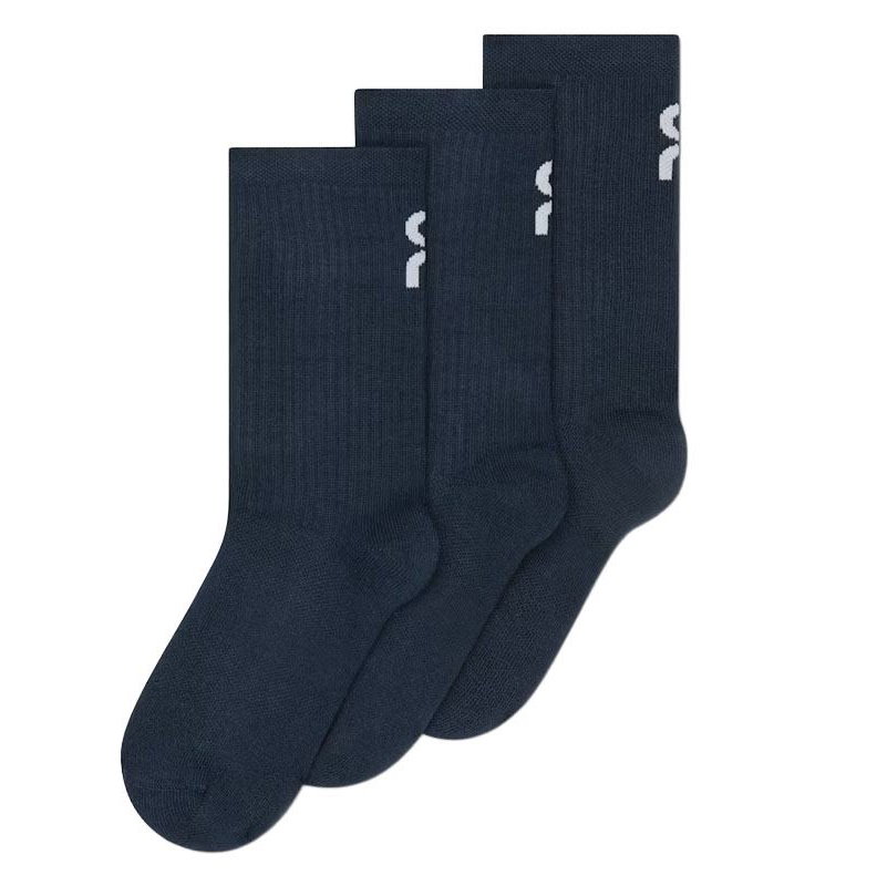 On Logo 3 Pack Crew Boys' Tennis Socks
