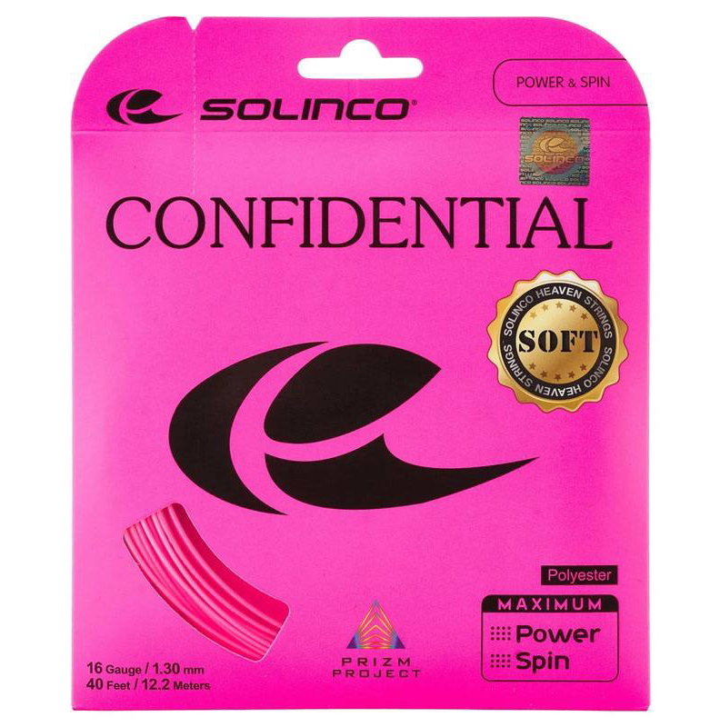 Solinco Confidential Soft 16L Tennis String Set