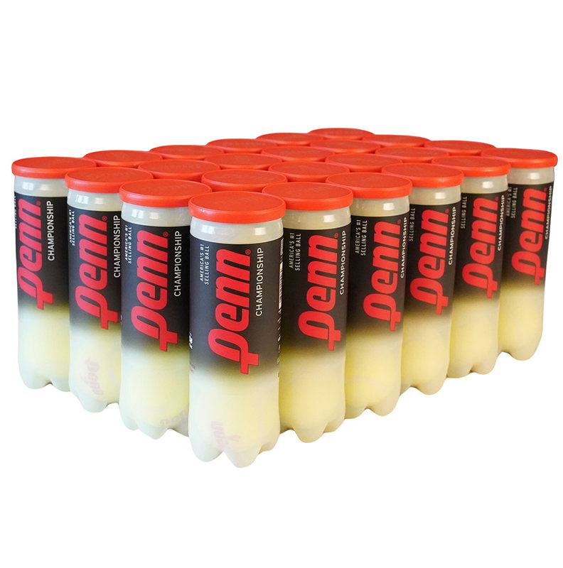 Penn Championship Regular Duty Tennis Ball Case - 3 Ball Can x 24