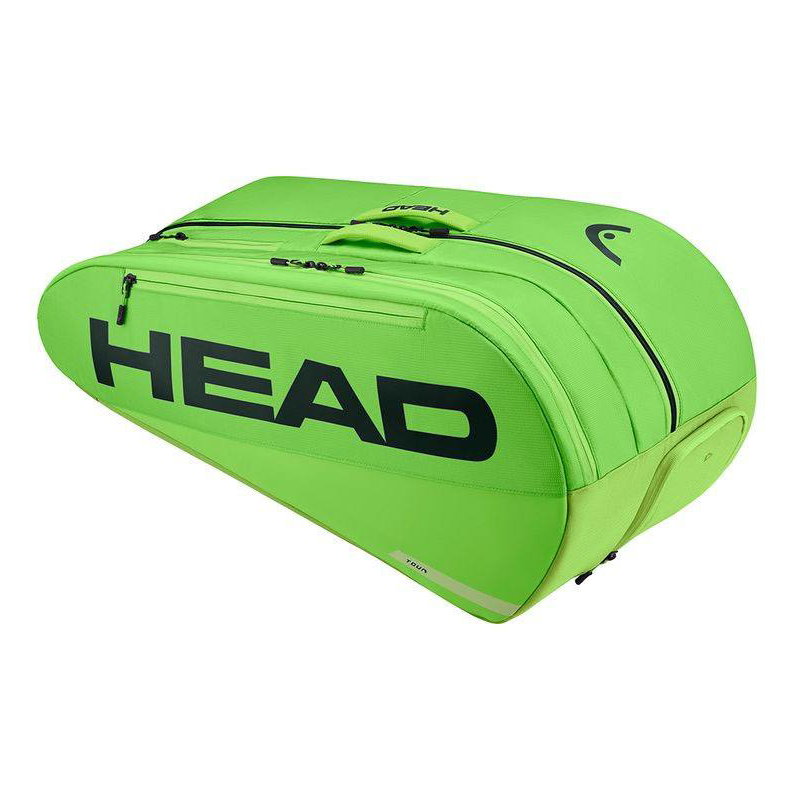 Head Tour 9R L Slime Green Racquet Tennis Bag