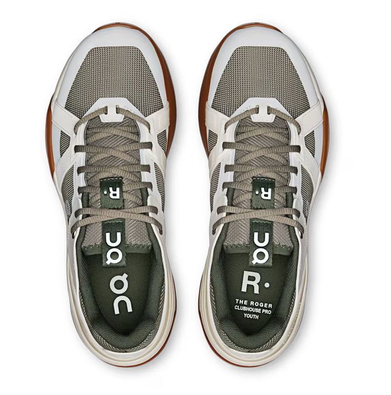 On THE  ROGER Clubhouse Pro Junior Tennis Shoe