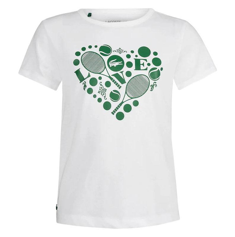 Lacoste Sport Graphic Girls' Tennis Tee