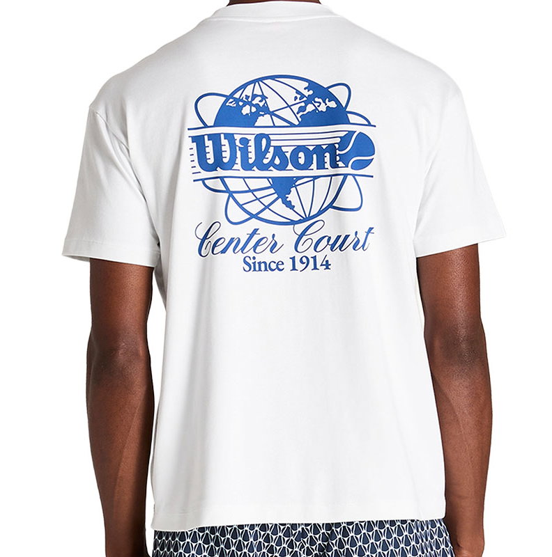 Wilson Classic Cotton Graphic Men's Tennis Tee