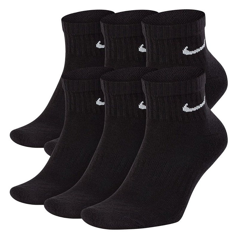 Nike 6 Pack Quarter Tennis Socks