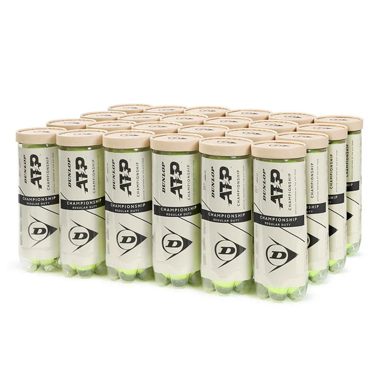 Dunlop ATP Championship Regular Duty Tennis Ball Case - 3 Ball Can x 24