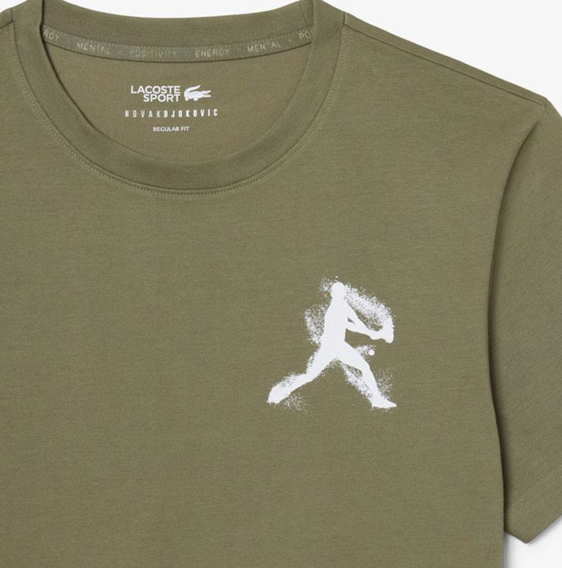 Lacoste Novak Fan Capsule Kit Men's Tennis Tee And Cap