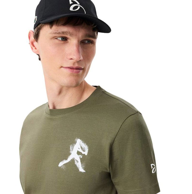 Lacoste Novak Fan Capsule Kit Men's Tennis Tee And Cap