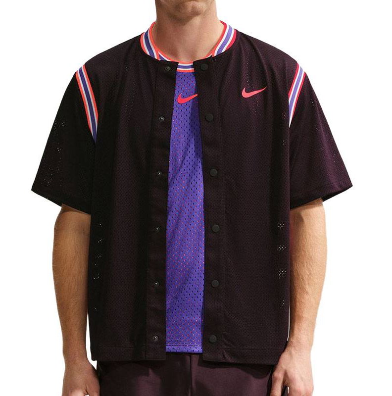 Nike Dri-FIT NY Slam Button-Up Men's Tennis Top