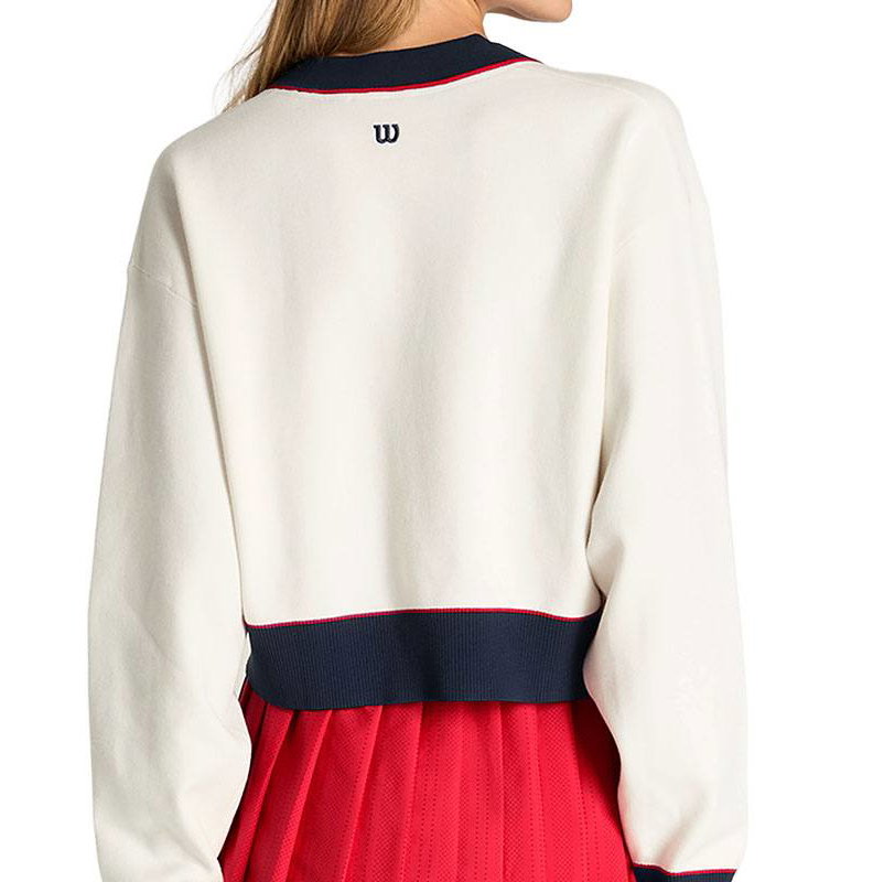 Wilson Throwback Crop Women's Cardigan