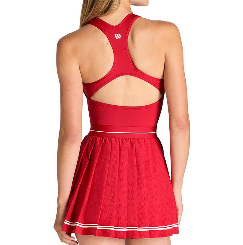 Wilson Laser Cut Pleat Women's Tennis Dress