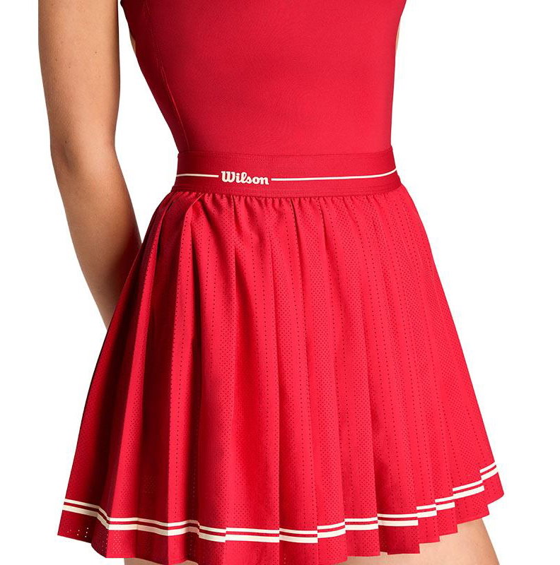 Wilson Laser Cut Pleat Women's Tennis Dress