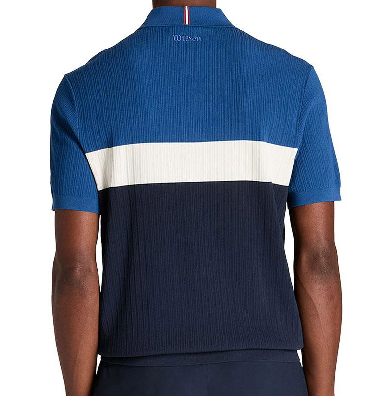 Wilson Biltmore Colorblck Knit Men's Tennis Polo