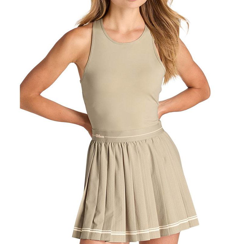 Wilson Laser Cut Pleat Women's Tennis Dress