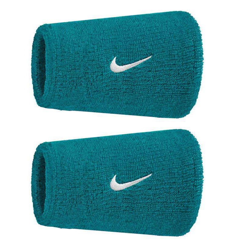 Nike Swoosh Classic Doublewide 2pk Tennis Wristband