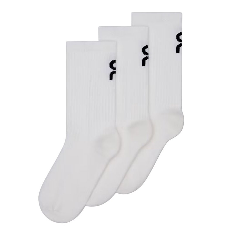 On Logo 3 Pack Crew Boys' Tennis Socks