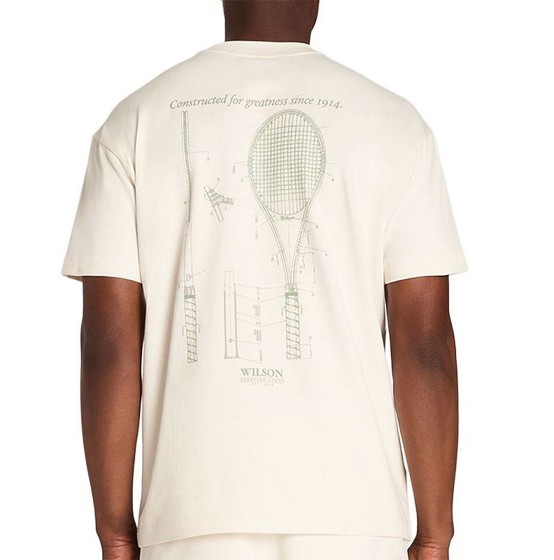Wilson Classic Cotton Graphic Men's Tennis Tee