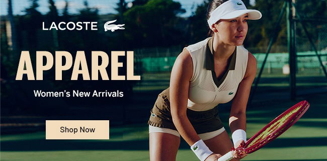 New Lacoste Women's Apparel