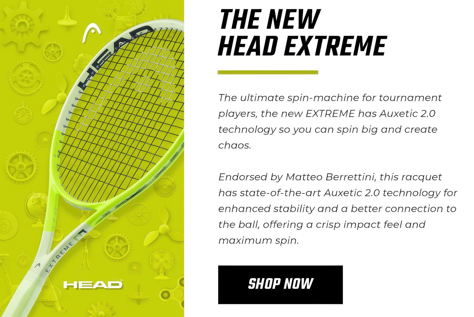 Head Extreme Tennis Racquets