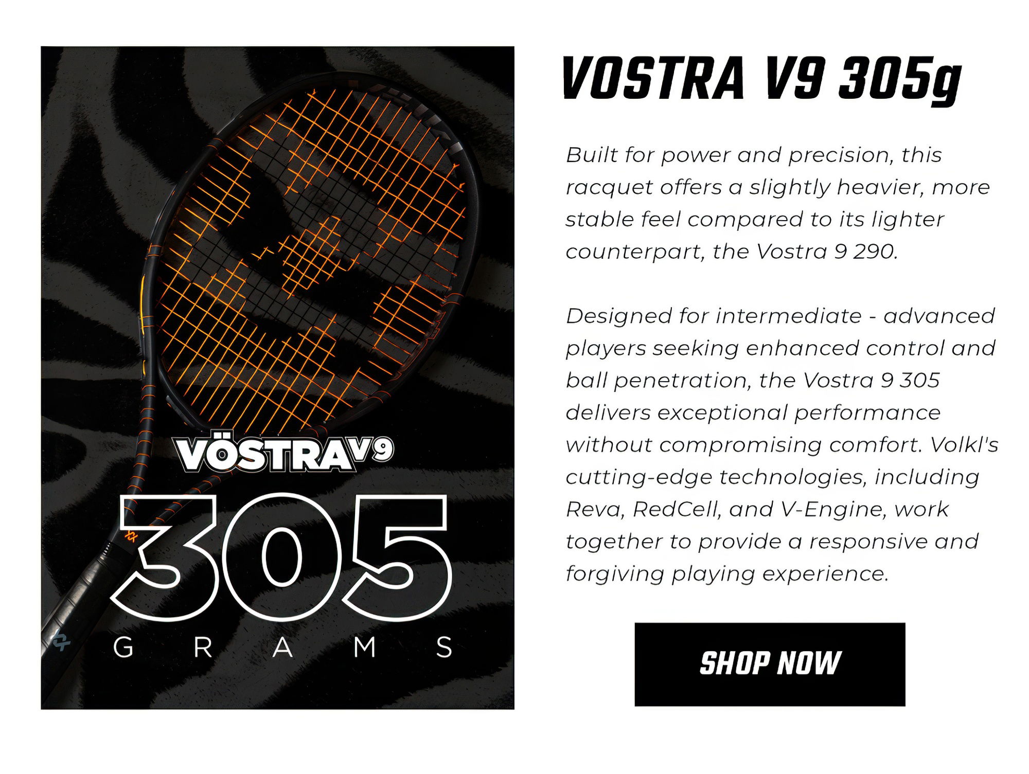 Volkl Vostra Tennis Racquets