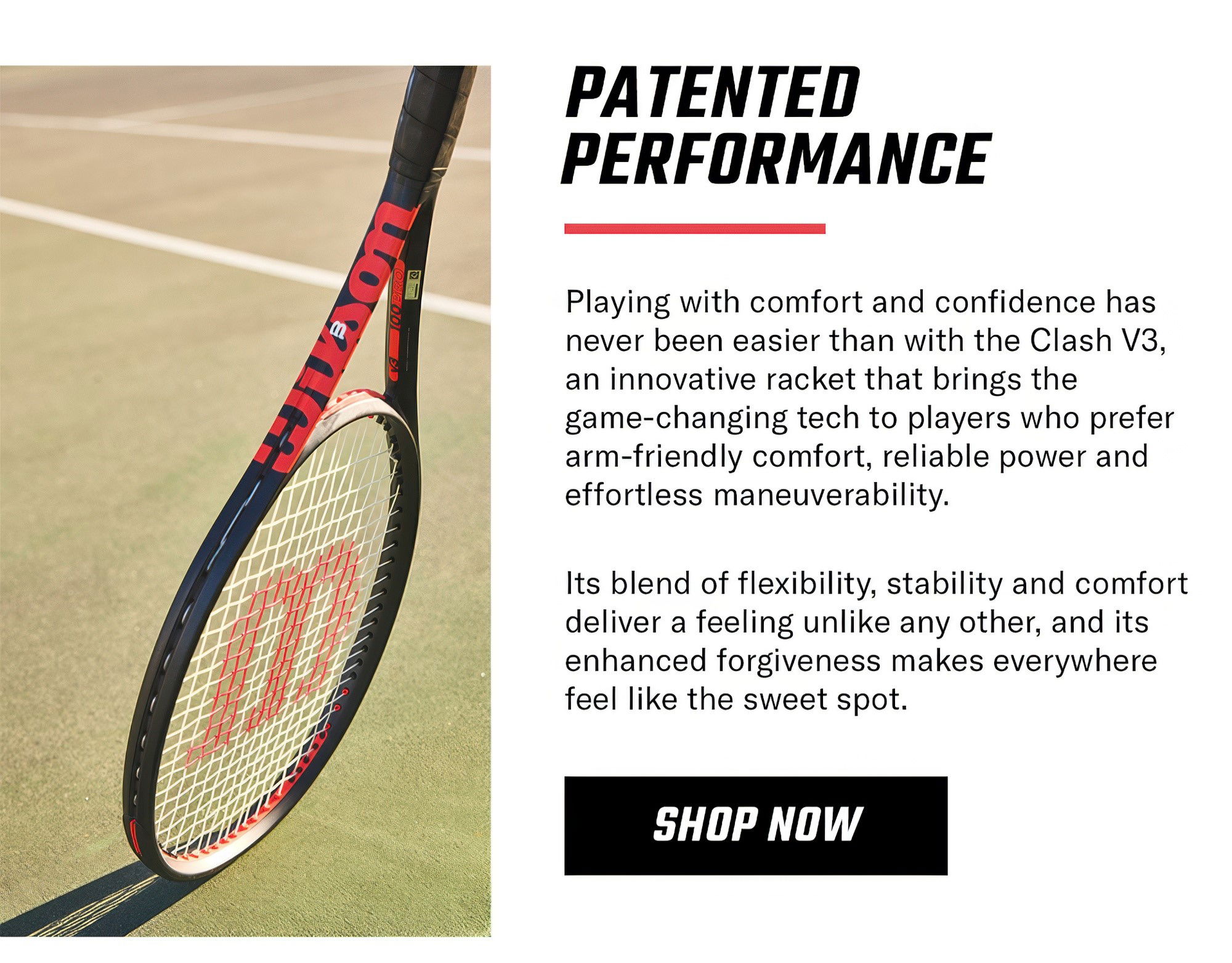 Wilson Clash V3 Tennis Racquets