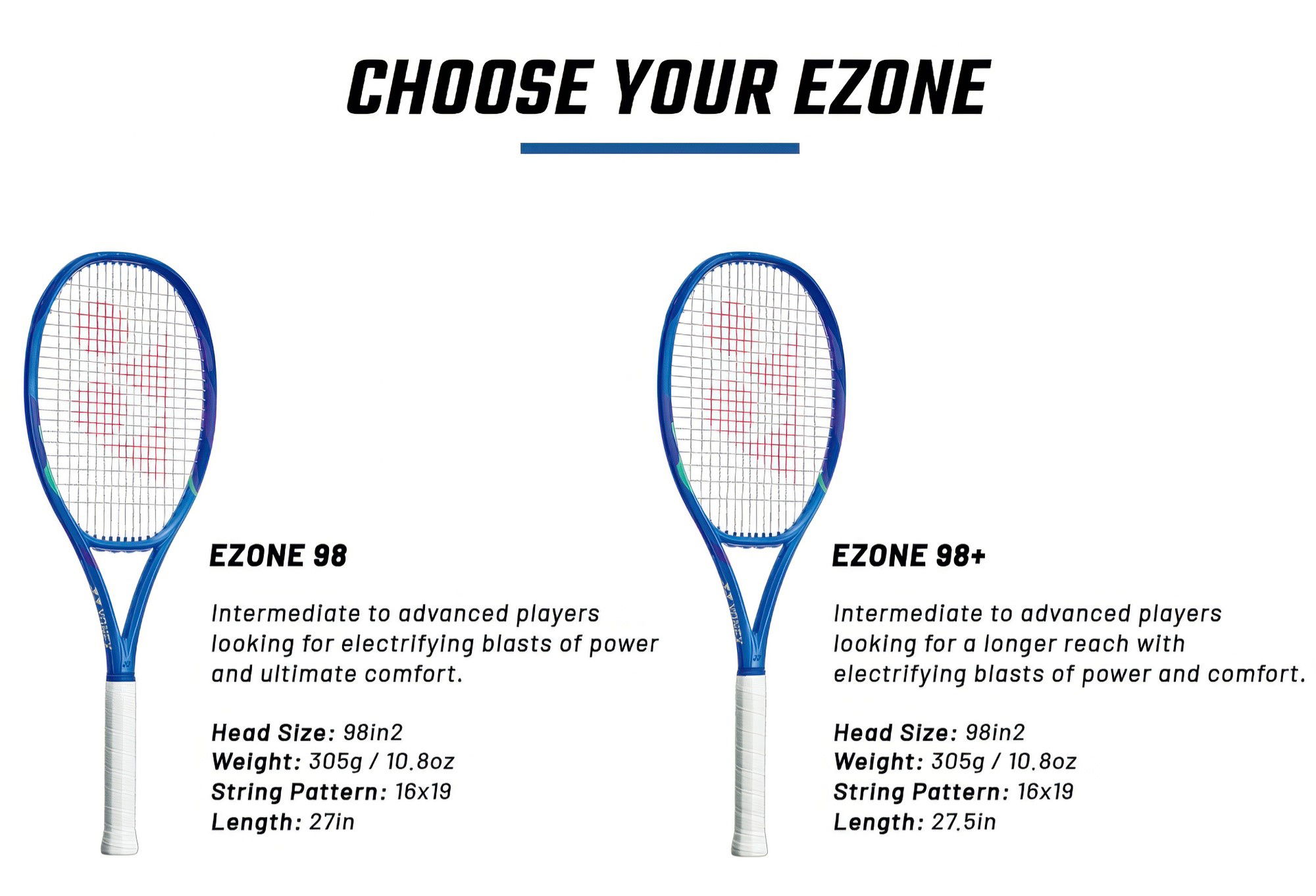 Yonex Ezone 8th Generation Tennis Racquets